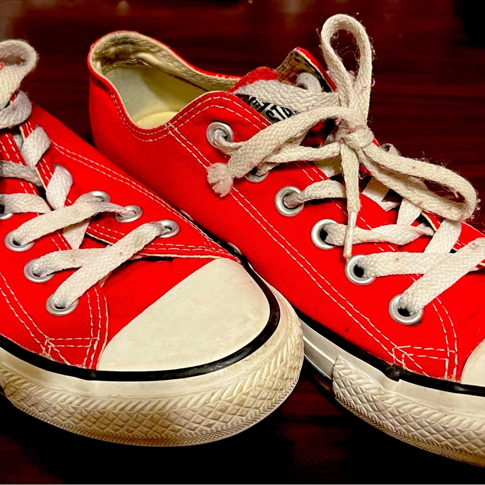 Epic Red Converse (hard to find size)